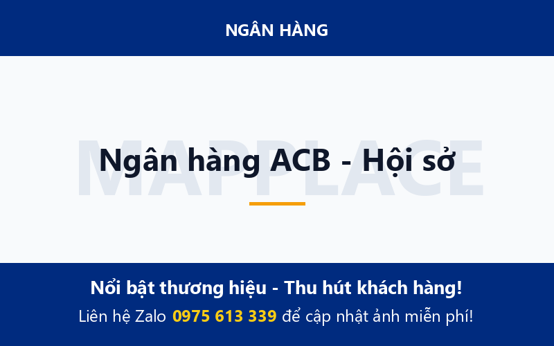 Ngân hàng ACB - Hội sở
