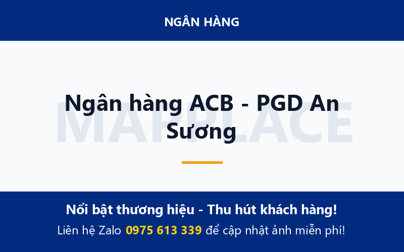 Ngân hàng ACB - PGD An Sương