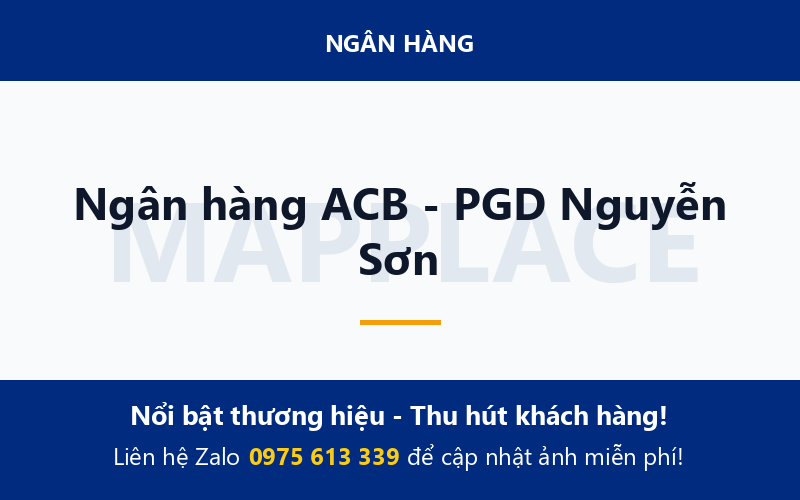 Ngân hàng ACB - PGD Nguyễn Sơn
