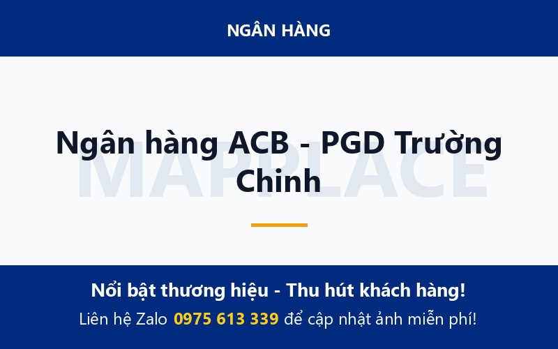 Ngân hàng ACB - PGD Trường Chinh