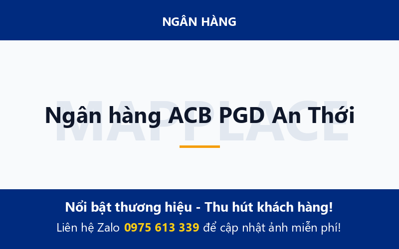 Ngân hàng ACB PGD An Thới
