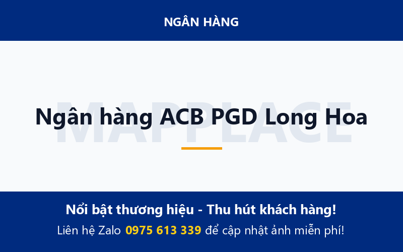Ngân hàng ACB PGD Long Hoa