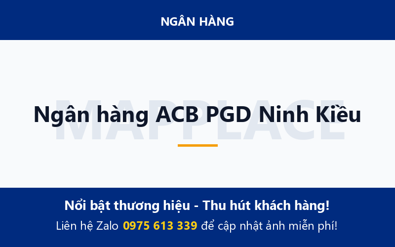 Ngân hàng ACB PGD Ninh Kiều