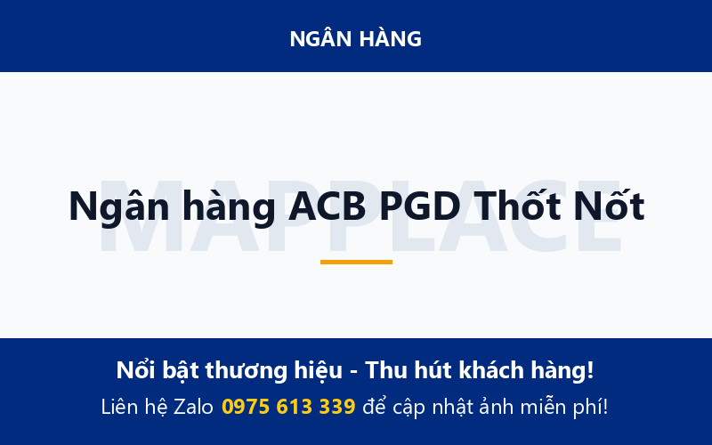 Ngân hàng ACB PGD Thốt Nốt