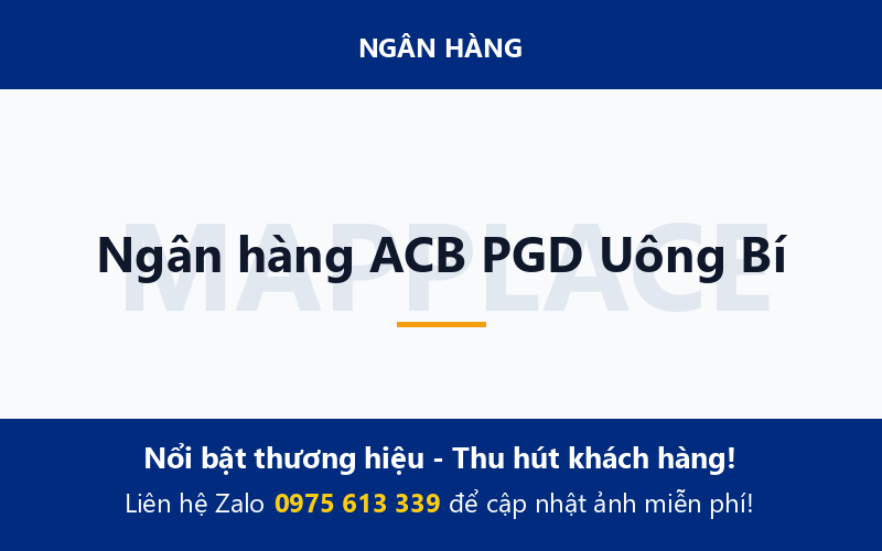 Ngân hàng ACB PGD Uông Bí