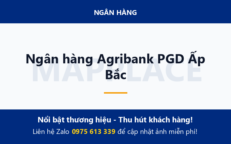 Ngân hàng Agribank PGD Ấp Bắc