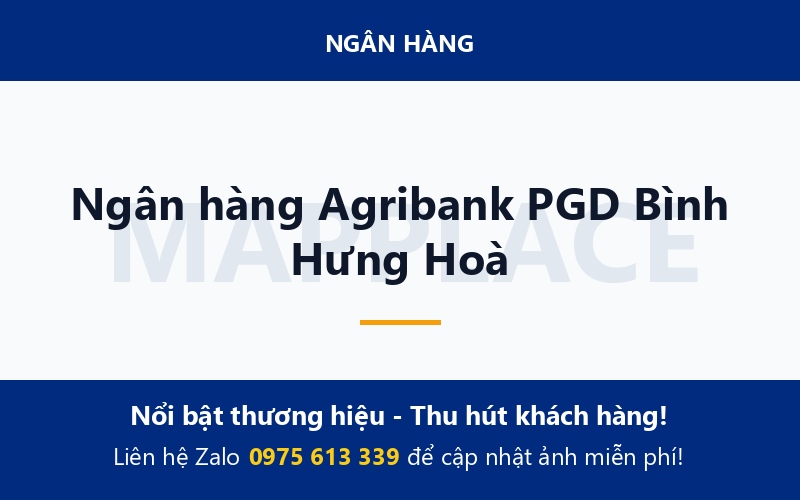 Ngân hàng Agribank PGD Bình Hưng Hoà