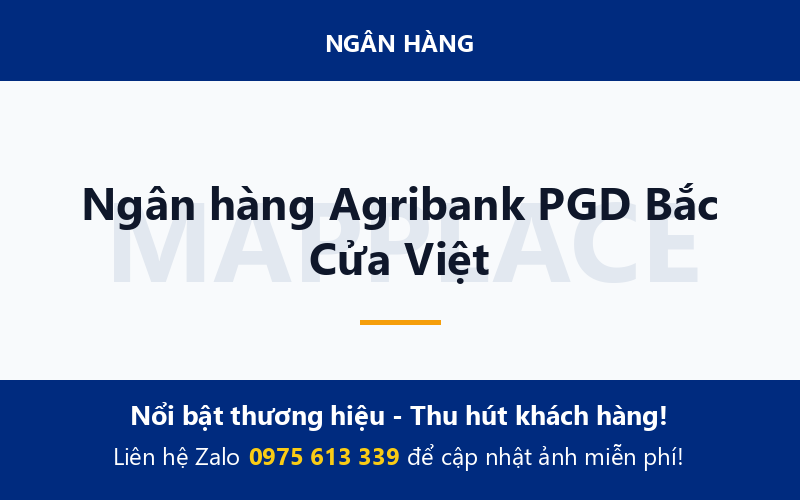 Ngân hàng Agribank PGD Bắc Cửa Việt