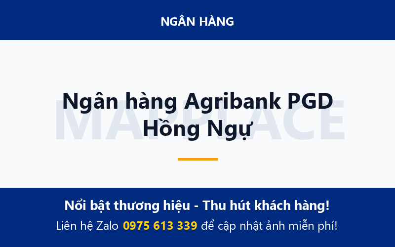 Ngân hàng Agribank PGD Hồng Ngự