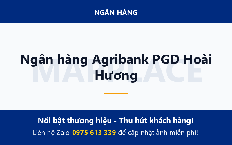Ngân hàng Agribank PGD Hoài Hương