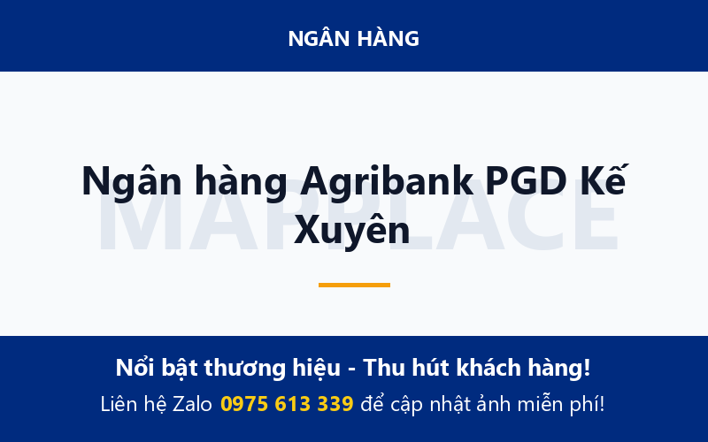 Ngân hàng Agribank PGD Kế Xuyên