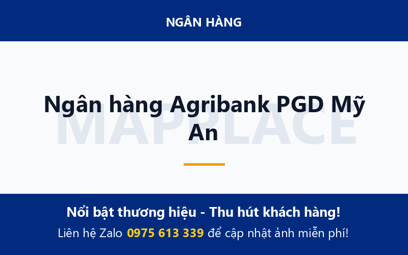 Ngân hàng Agribank PGD Mỹ An