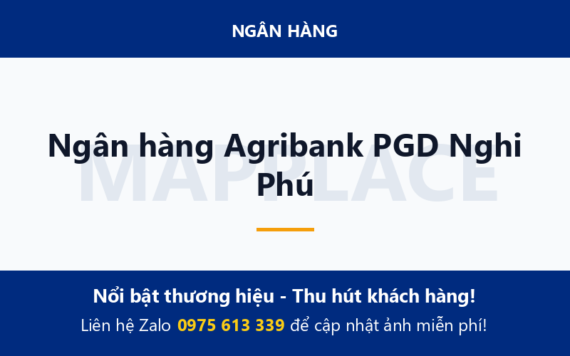 Ngân hàng Agribank PGD Nghi Phú