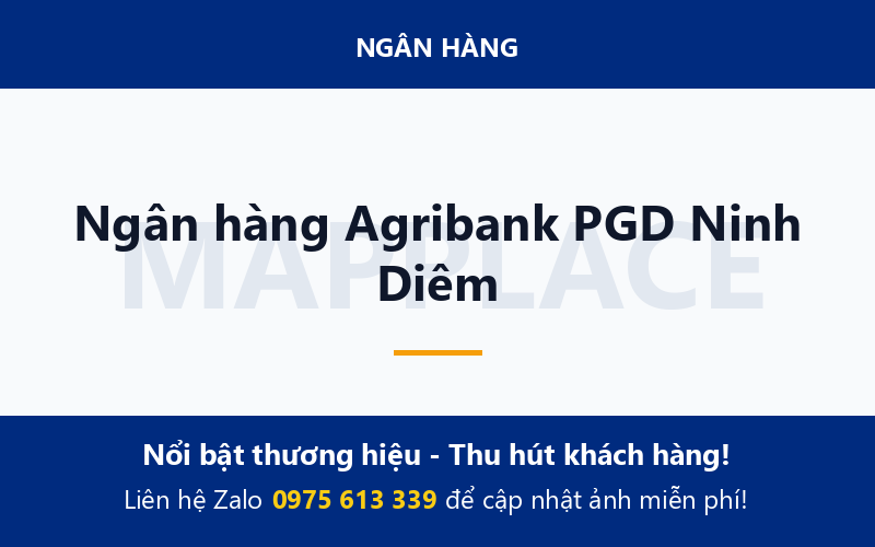 Ngân hàng Agribank PGD Ninh Diêm