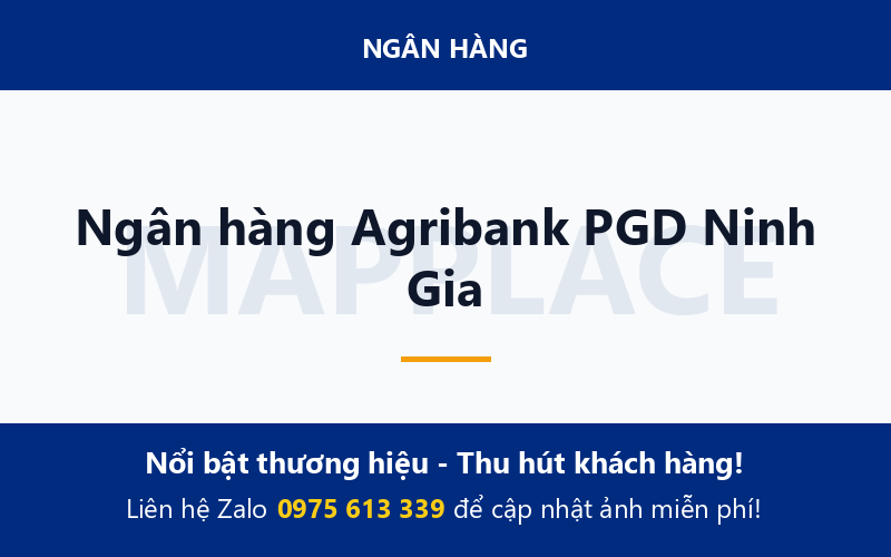 Ngân hàng Agribank PGD Ninh Gia