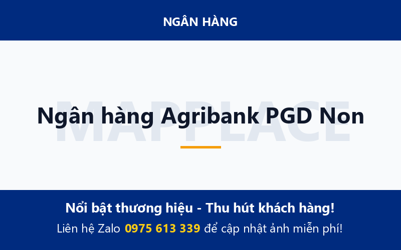 Ngân hàng Agribank PGD Non