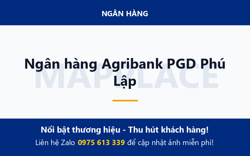 Ngân hàng Agribank PGD Phú Lập
