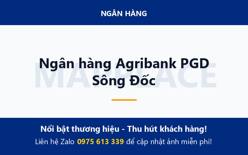 Ngân hàng Agribank PGD Sông Đốc