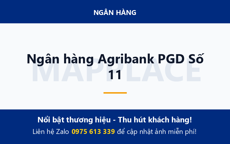 Ngân hàng Agribank PGD Số 11