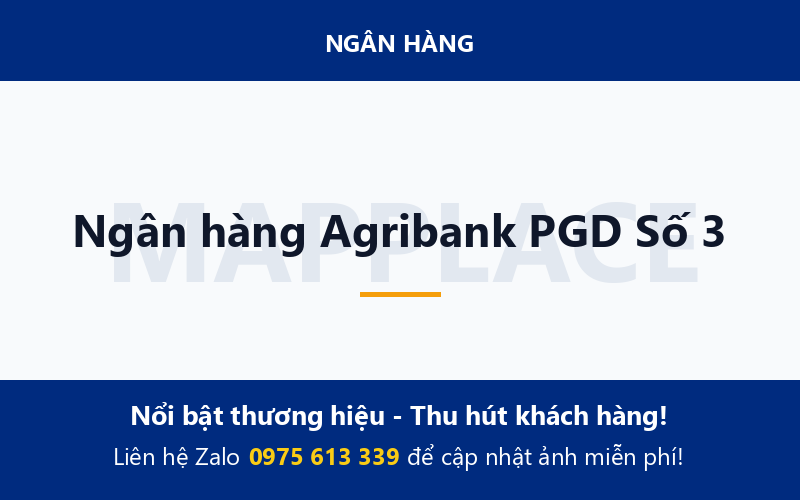 Ngân hàng Agribank PGD Số 3