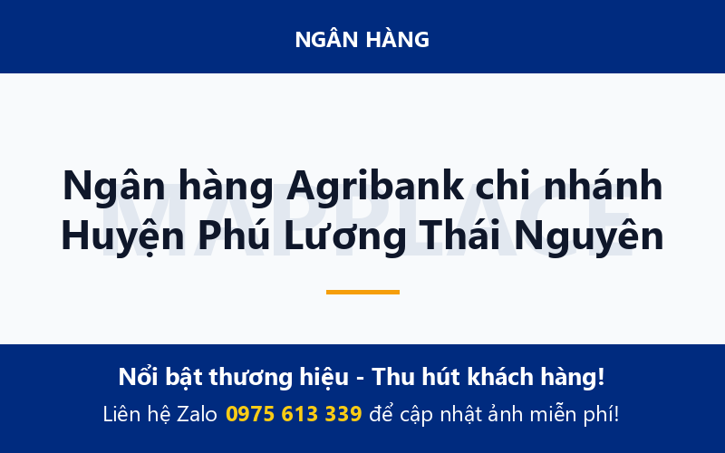 Ngân hàng Agribank chi nhánh Huyện Phú Lương Thái Nguyên