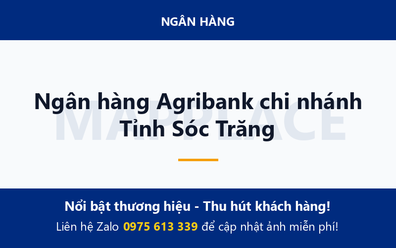 Ngân hàng Agribank chi nhánh Tỉnh Sóc Trăng