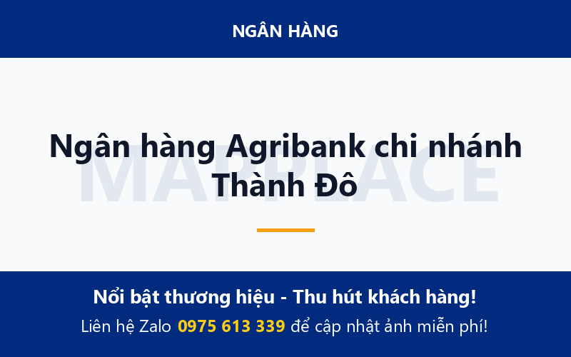 Ngân hàng Agribank chi nhánh Thành Đô