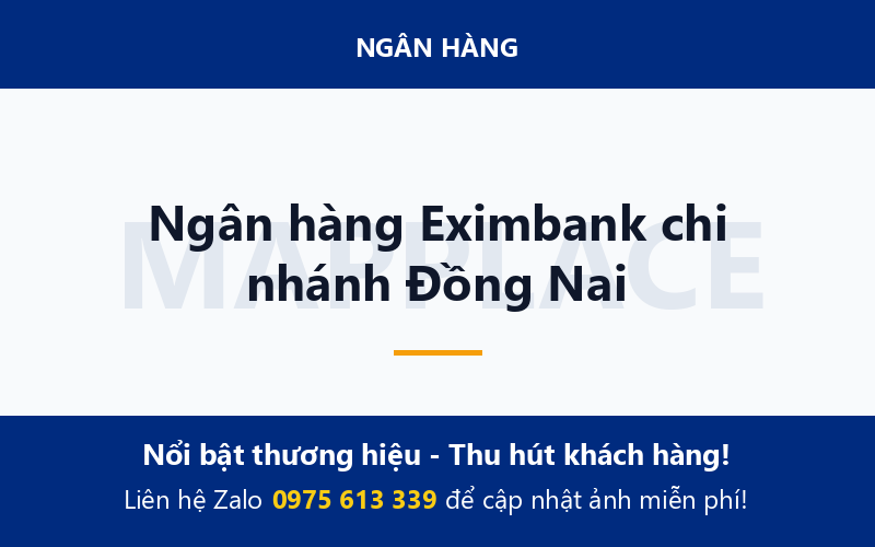 Ngân hàng Eximbank chi nhánh Đồng Nai