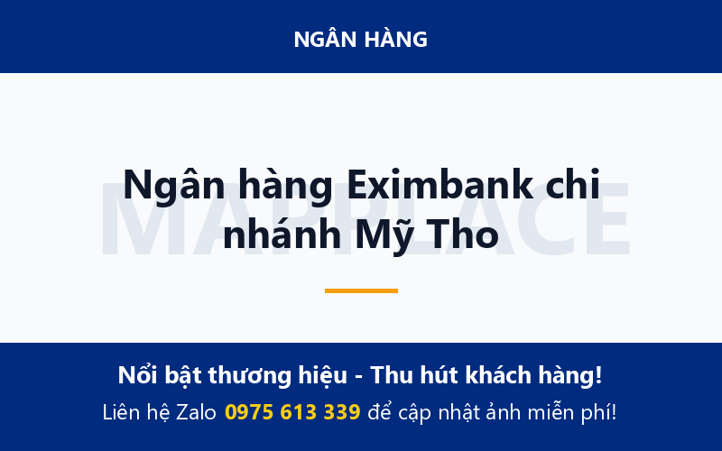 Ngân hàng Eximbank chi nhánh Mỹ Tho