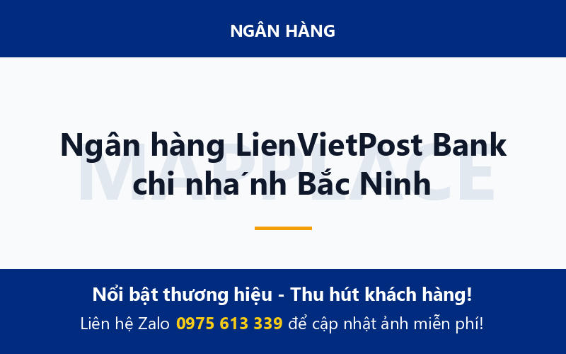 Ngân hàng LienVietPost Bank chi nhánh Bắc Ninh