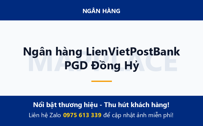 Ngân hàng LienVietPostBank PGD Đồng Hỷ