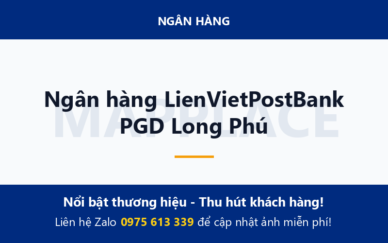 Ngân hàng LienVietPostBank PGD Long Phú