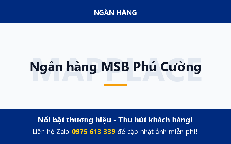 Ngân hàng MSB Phú Cường
