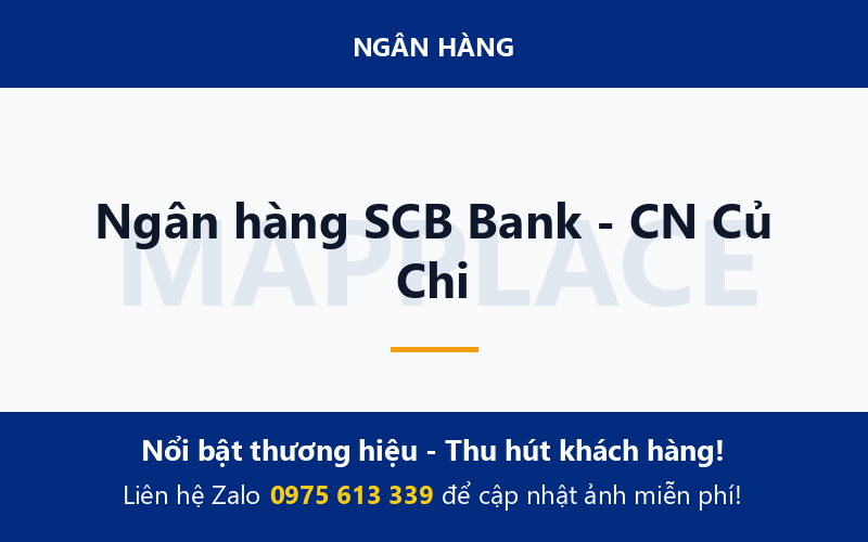 Ngân hàng SCB Bank - CN Củ Chi
