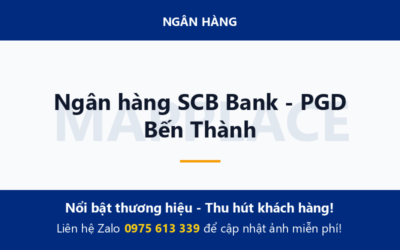 Ngân hàng SCB Bank - PGD Bến Thành