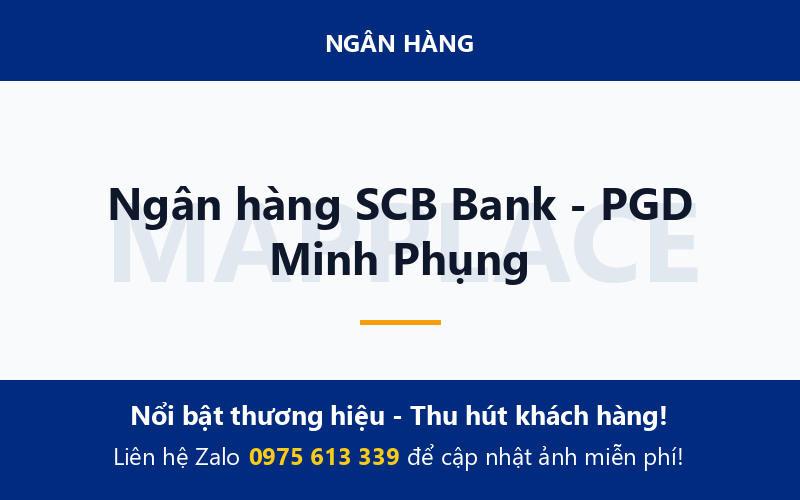 Ngân hàng SCB Bank - PGD Minh Phụng