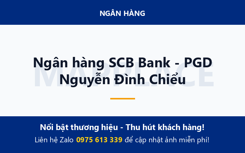 Ngân hàng SCB Bank - PGD Nguyễn Đình Chiểu