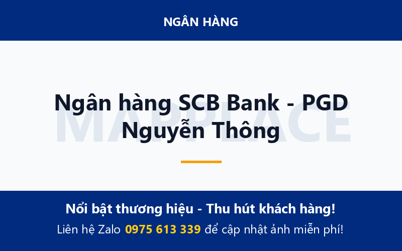 Ngân hàng SCB Bank - PGD Nguyễn Thông