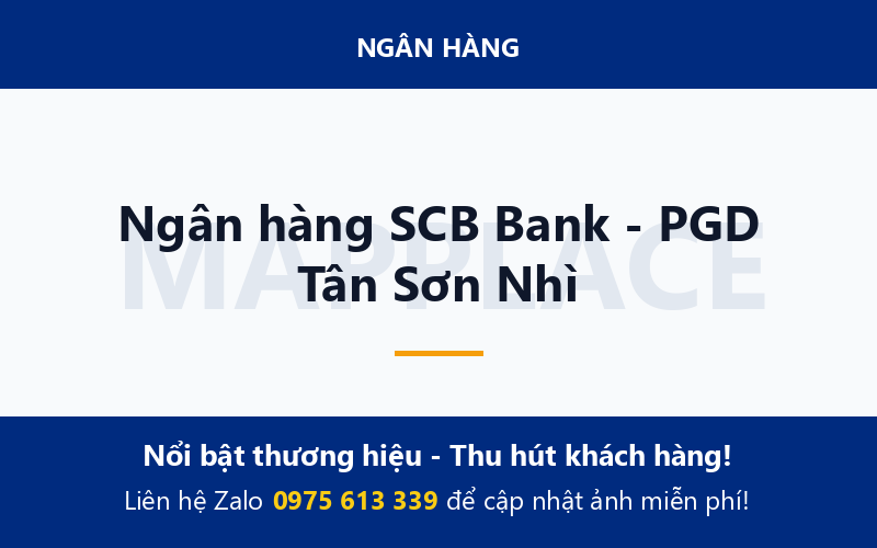 Ngân hàng SCB Bank - PGD Tân Sơn Nhì