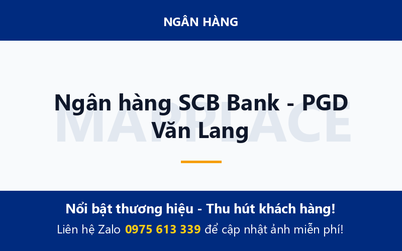 Ngân hàng SCB Bank - PGD Văn Lang