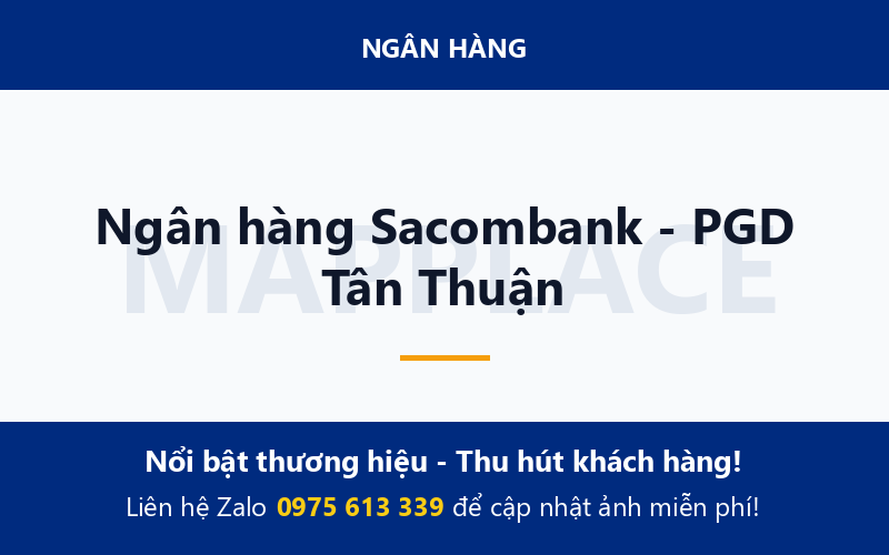 Ngân hàng Sacombank - PGD Tân Thuận