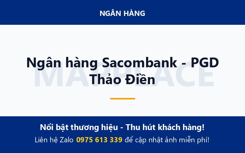 Ngân hàng Sacombank - PGD Thảo Điền
