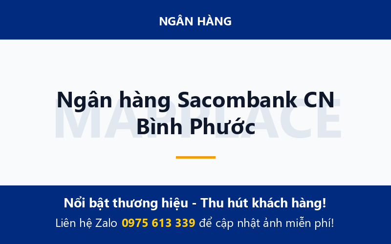 Ngân hàng Sacombank CN Bình Phước