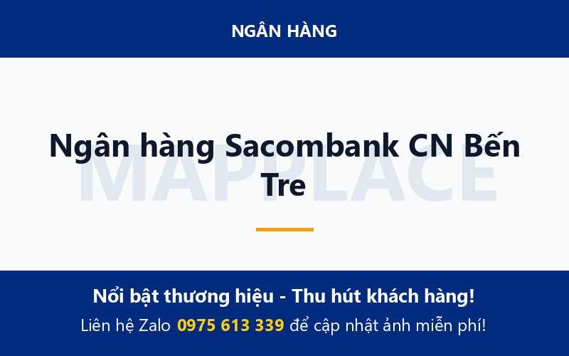 Ngân hàng Sacombank CN Bến Tre