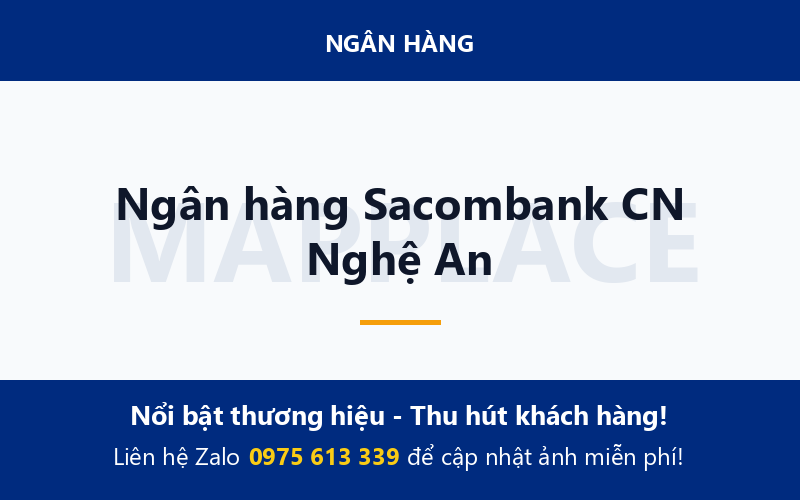 Ngân hàng Sacombank CN Nghệ An