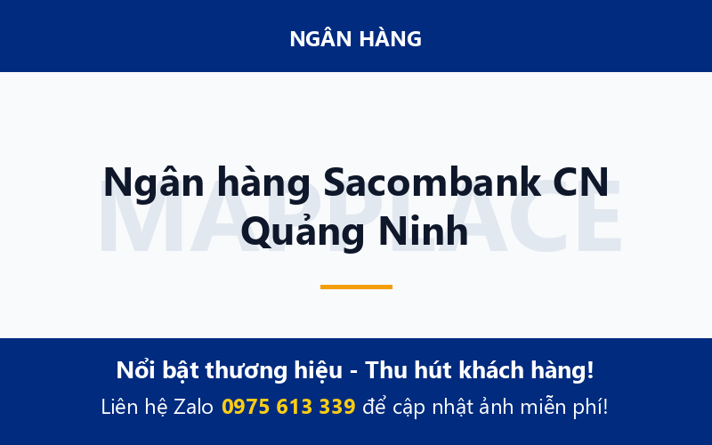 Ngân hàng Sacombank CN Quảng Ninh