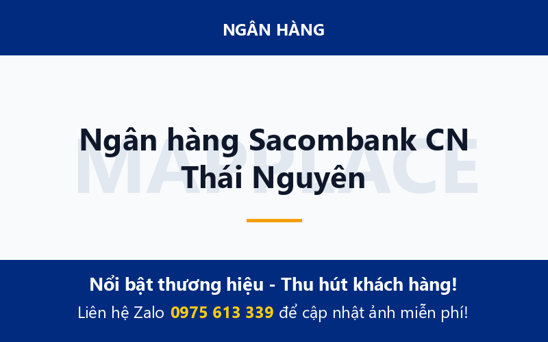 Ngân hàng Sacombank CN Thái Nguyên