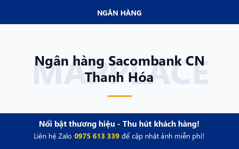 Ngân hàng Sacombank CN Thanh Hóa