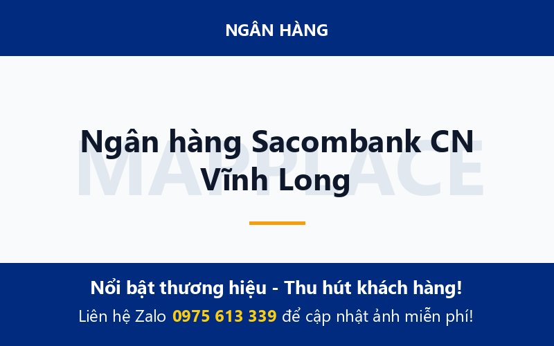Ngân hàng Sacombank CN Vĩnh Long