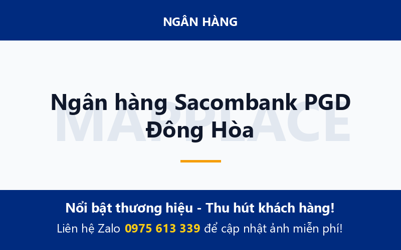 Ngân hàng Sacombank PGD Đông Hòa